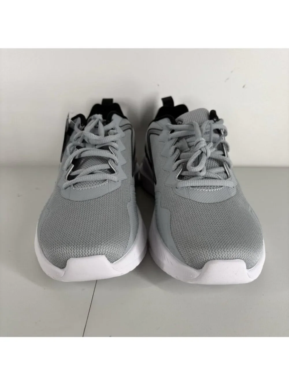 Fila Men Size 9 Grey Comfort Lace-Up Memory Primo-Forza Running Shoes NWB